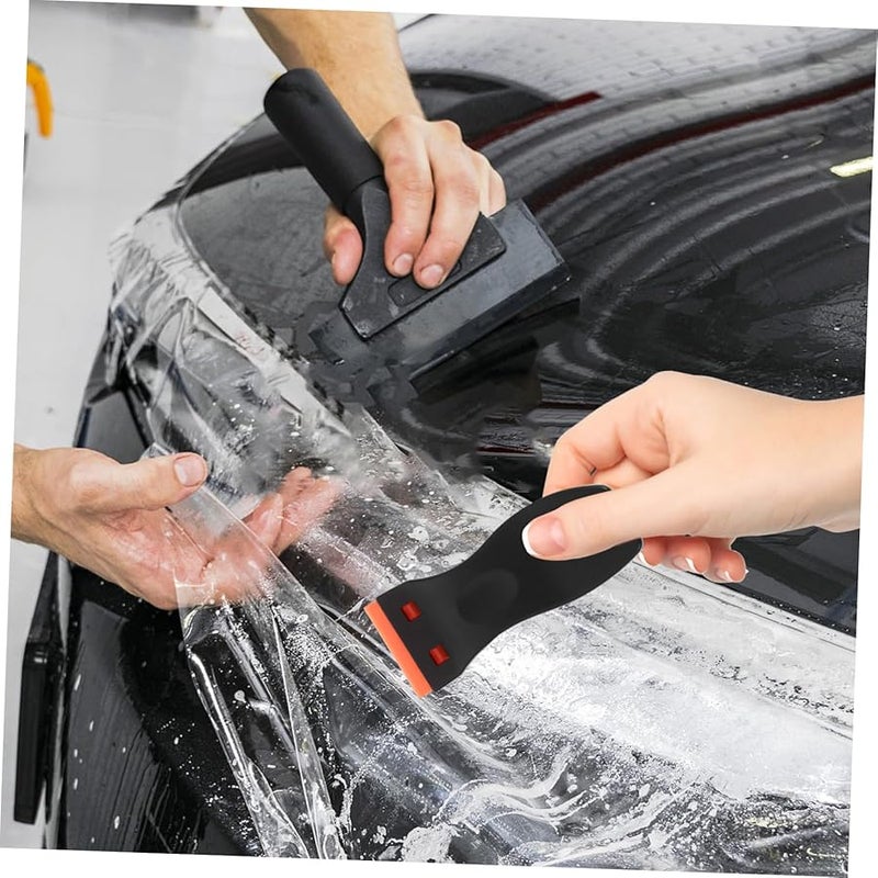 Plastic Razor Scraper Tool Set with Durable Blades Adhesive Remover for Stickers Gaskets Home Detailing - Image 4